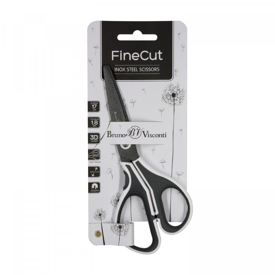 ножницы 17 см Bruno Visconti FineCut 60-0025 ножницы 17 см Bruno Visconti FineCut 60-0025