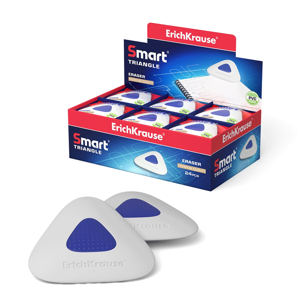 ластик Erich Krause Smart Mini Triangle 45552 ластик Erich Krause Smart Mini Triangle 45552