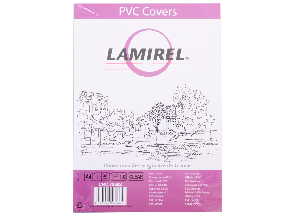 обложка Lamirel Transparent А4 (200 мкм) LA-78682 прозрачный обложка Lamirel Transparent А4 (200 мкм) LA-78682 прозрачный