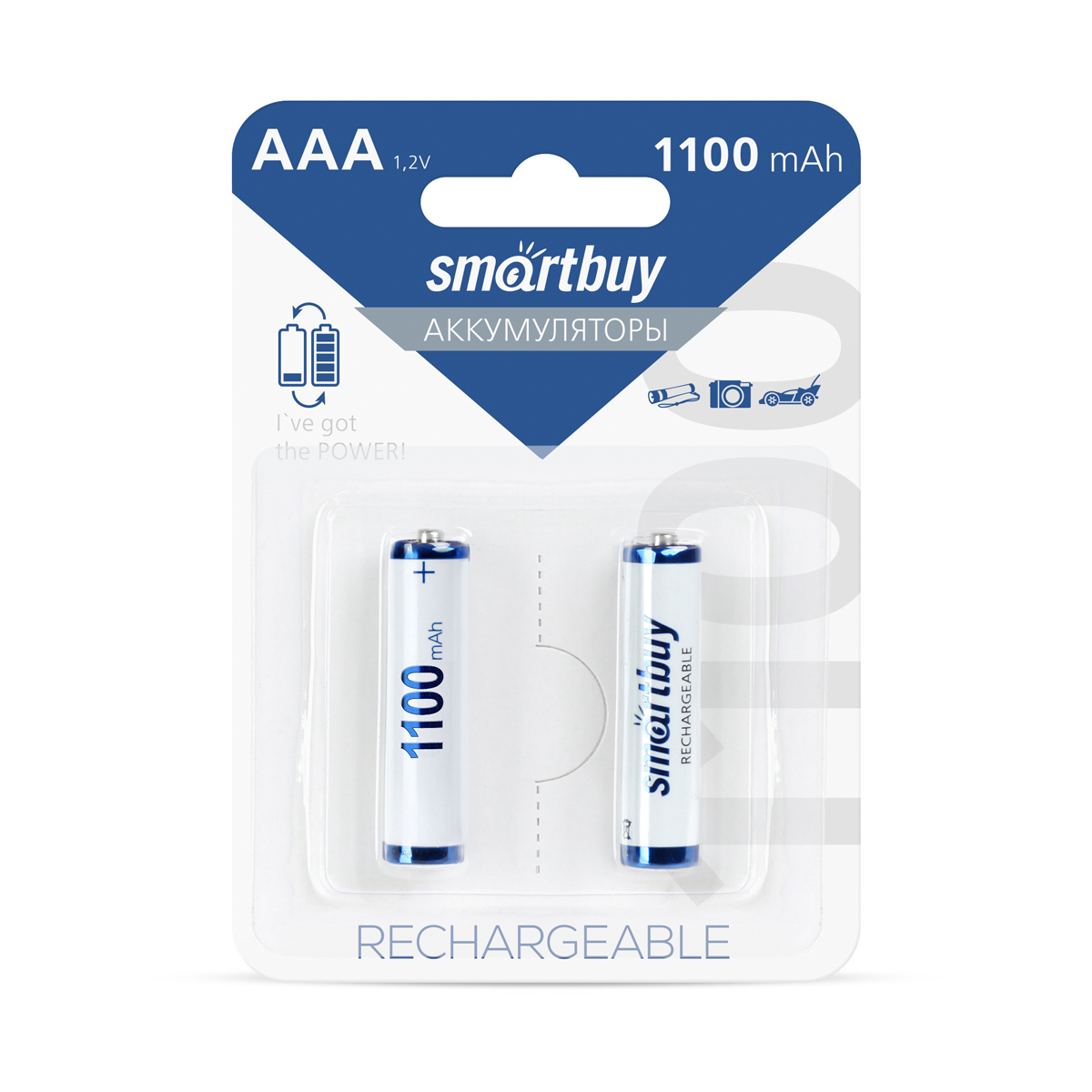 аккумулятор Smartbuy AAA (HR06) 1000mAh 2BL SBBR-3A02BL1000 аккумулятор Smartbuy AAA (HR06) 1000mAh 2BL SBBR-3A02BL1000