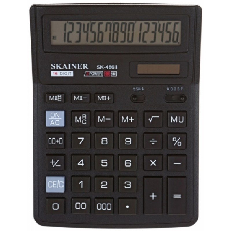 калькулятор настольный SKAINER SK-486II 16 разрядный калькулятор настольный SKAINER SK-486II 16 разрядный