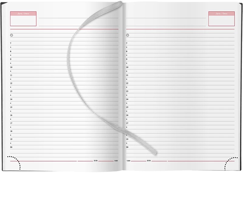 ежедневник недат. А5 Lamark Birmingham коричневый 914