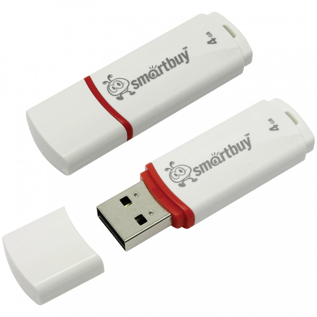 флэш-диск Smart Buy 4GB Crown Flash Drive белый SB4GBCRW-W флэш-диск Smart Buy 4GB Crown Flash Drive белый SB4GBCRW-W